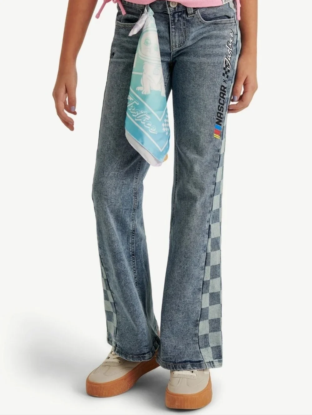 Justice Girl's NASCAR X Justice Collab Jeans